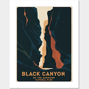 Black Canyon of the Gunnison National Park Vintage Posters and Art